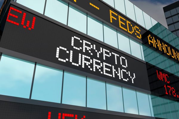 Crypto Currency ICO Blockchain Funds Financing Stock Market Tick